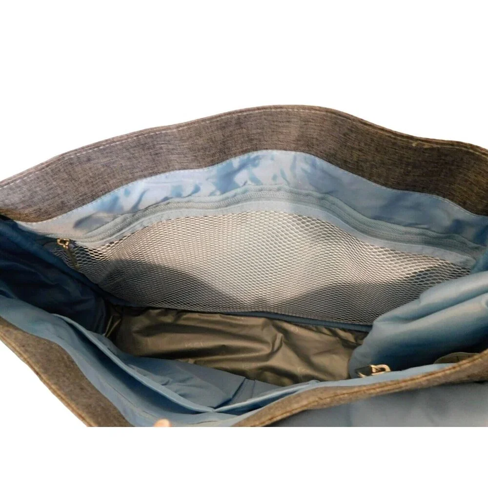 Columbia Departure Point Messenger Traveling Gray Diaper Bag Insulated Crossbody